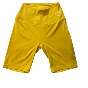 Gymshark Vital Seamless 2.0 Shorts Women’s Athletic Size Extra Small (XS) Yellow